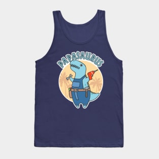 Papasaurus Tank Top